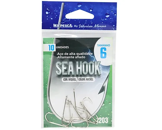 Anzol Sea Hook 1203 Níquel – Mx Pesca by Uderlan Moraes