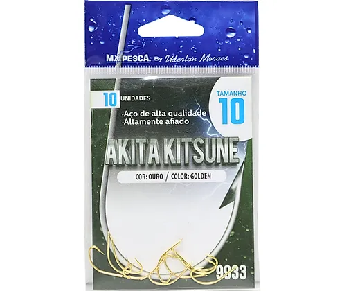 Anzol Akita Kitsune Dourado – MX Pesca By Uderlan Moraes