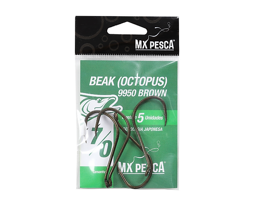 Anzol Beak (Octopus) Browm 9950 – Mx Pesca