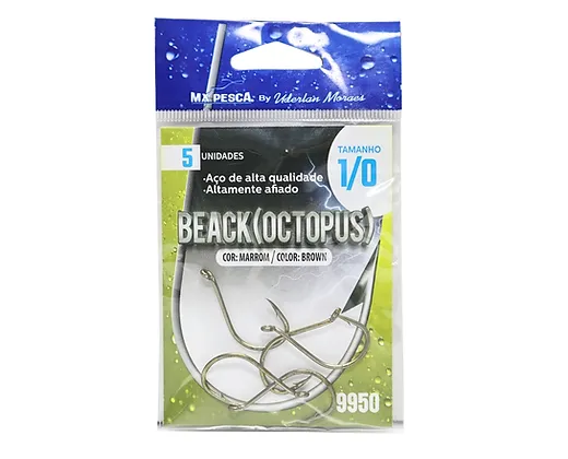 Anzol Beack Octopus Brown – Mx Pesca by Uderlan Moraes