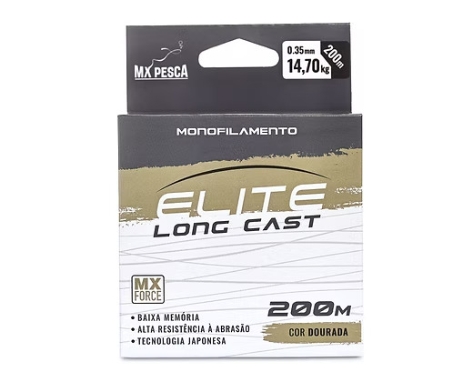 Linha Monofilamento MX ELITE LONG CAST (200 Metros)
